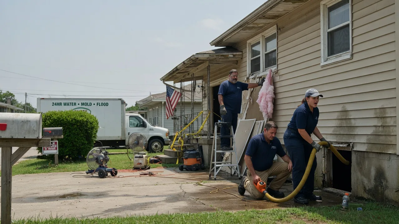 Water Damage Repair in Mineral, TX near me